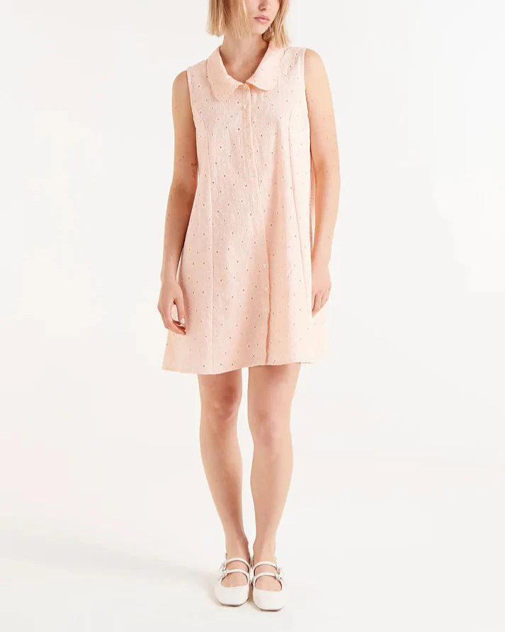 Eyelet Babydoll Dress