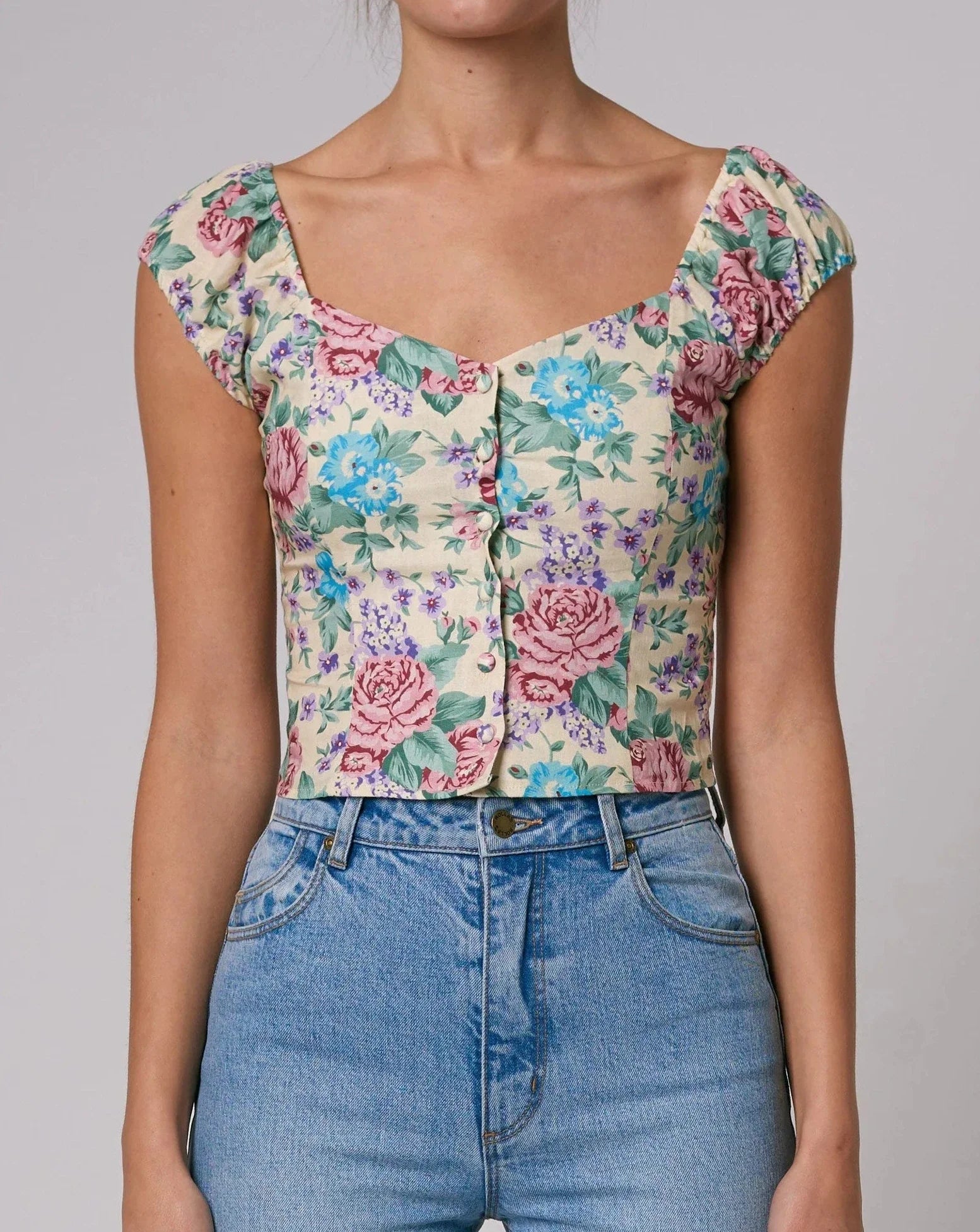 Emmy Top in Rosette