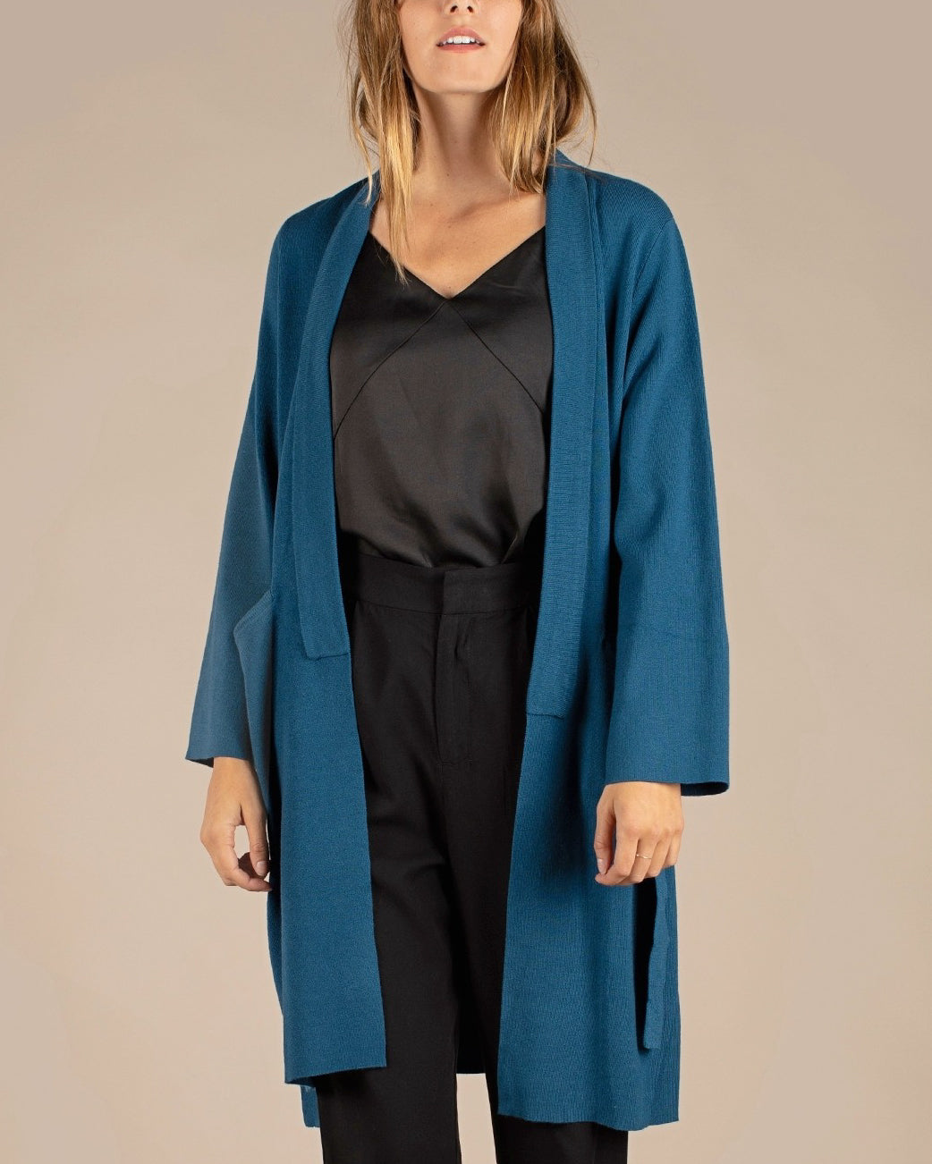 Hayward Cardigan in Teal