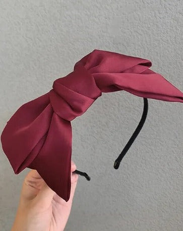 Satin Bow Headband