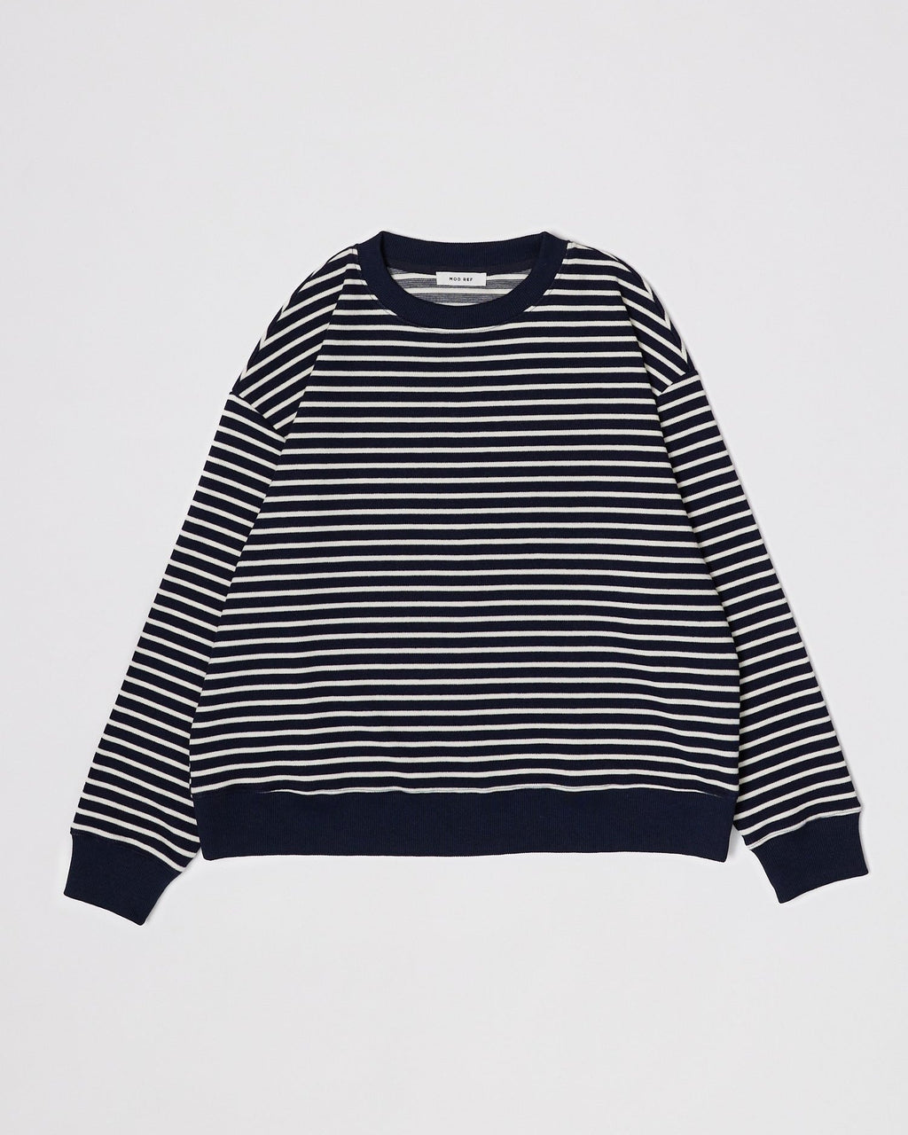 Emery Sweatshirt in Navy/White